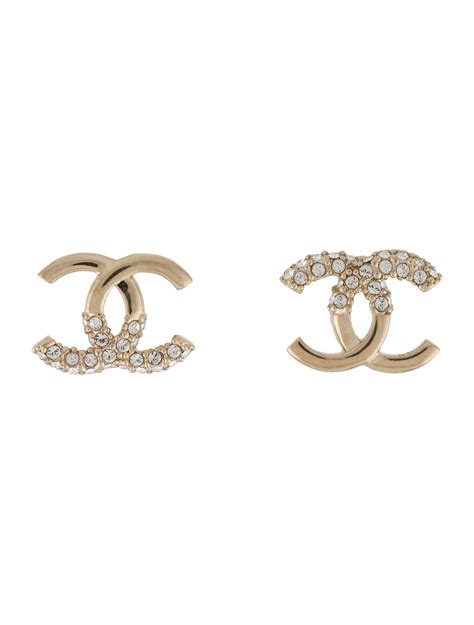 chanel cc earrings sizes|Chanel cc earrings cheap.